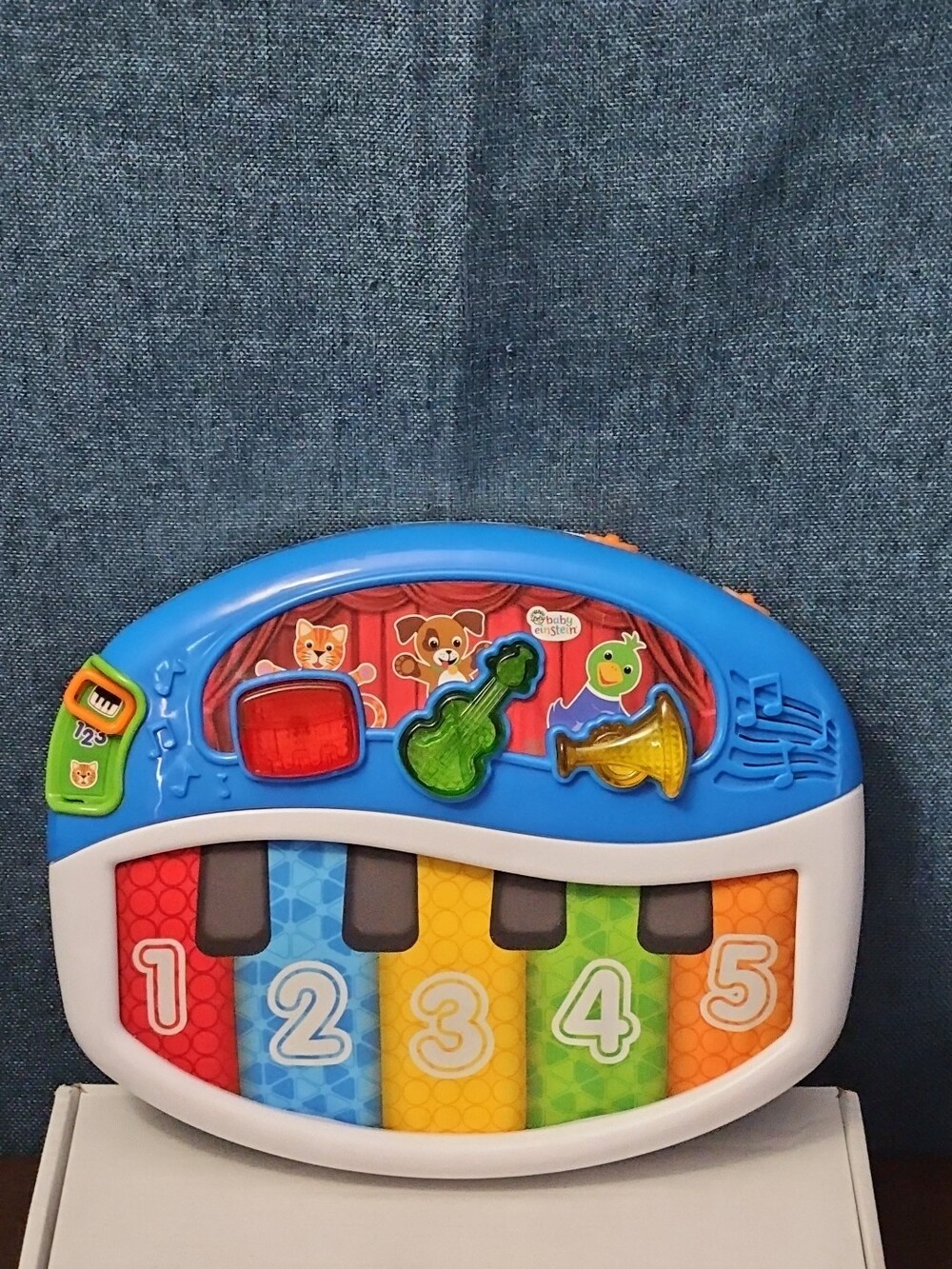 Baby Einstein Discover & Play Piano | Musical Light-Up Toy | English Spanish